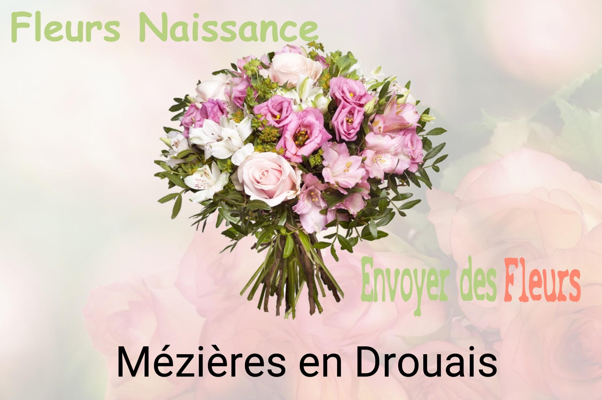 Bouquet de fleurs de naissance livré à Mézières-en-Drouais